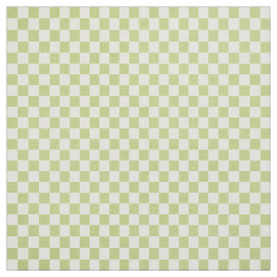 Tela Green Gingham Fabric