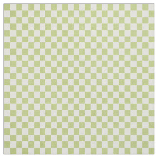 Tela Green Gingham Fabric