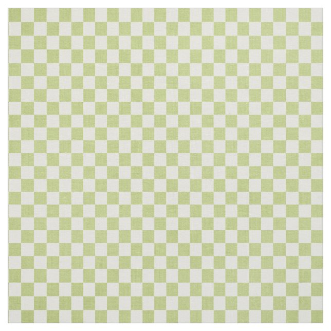 Tela Green Gingham Fabric (Retal)
