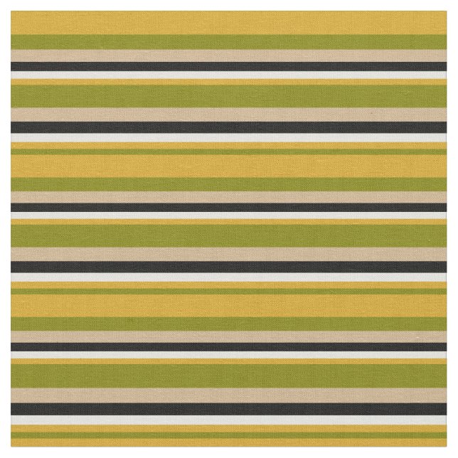 Tela Green, Goldenrod, Light Yellow, Black and Tan (De cerca)