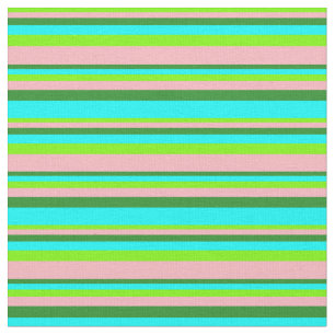 Tela Green, Light Pink, Forest Green y Aqua Lines