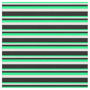 Tela Green, Mint Cream y Black Stripes