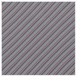 Tela Grey & Pink Stripes