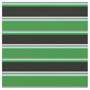 Tela Gris, Aquamarina, Verde Forestal, Crema Negra y de