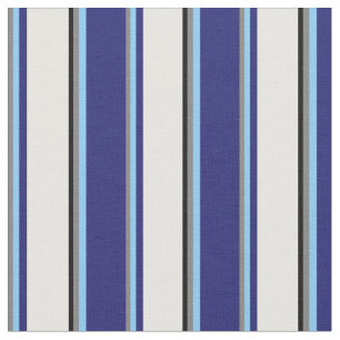 Tela Gris, azul cielo, azul medianoche, crema de menta 
