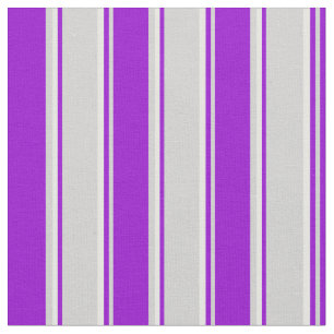 Tela Gris claro, violeta oscuro y patrón blanco