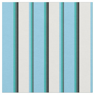 Tela Gris de pizarra, verde marino, azul cielo, blanco 