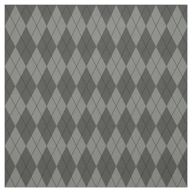 Tela gris del modelo de Argyle (Retal)