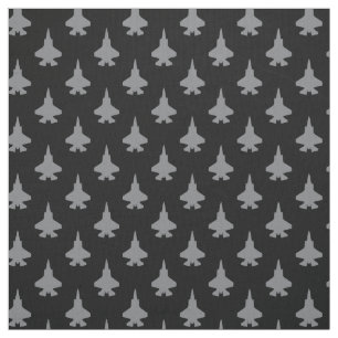 Tela Gris F-35 Lightning 2 Luchador Patrón Jet sobre ne