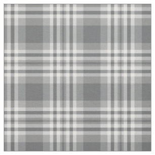 Tela Gris Grey Plaid Gingham Check Tartan Patchwork