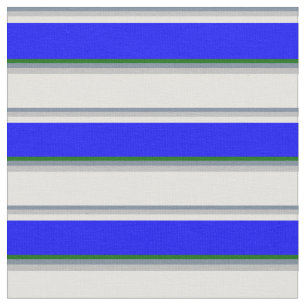 Tela Gris, gris, cian claro, azul y verde