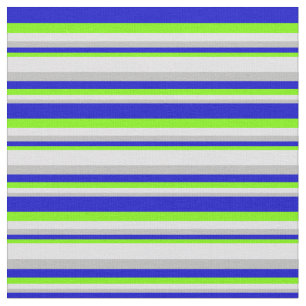 Tela Gris, Lavanda, Patrón de color verde y azul