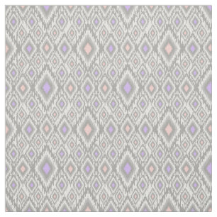 Tela Gris, lílac, coral, diamantes en blanco