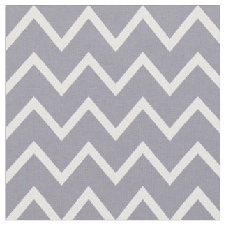 Tela Gris Lilac y Chevron Blanco