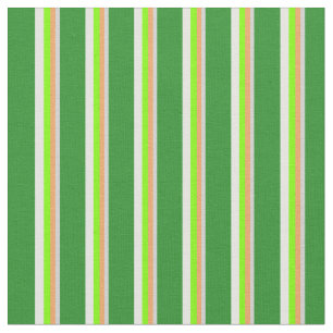 Tela Gris, marrón, artreuse, crema de menta y verde