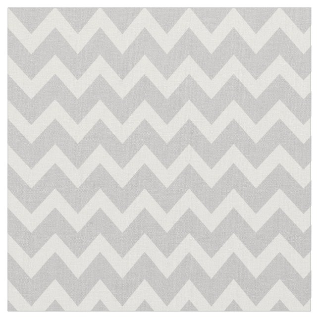 Tela Gris Moderno Chevron (De cerca)