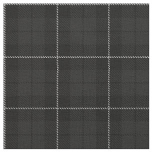 Tela gris/negra de Charchoal de w/white de la raya