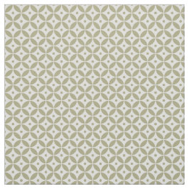 Tela Gris Olive Geometric Pattern Shippo. Yacht Fabric