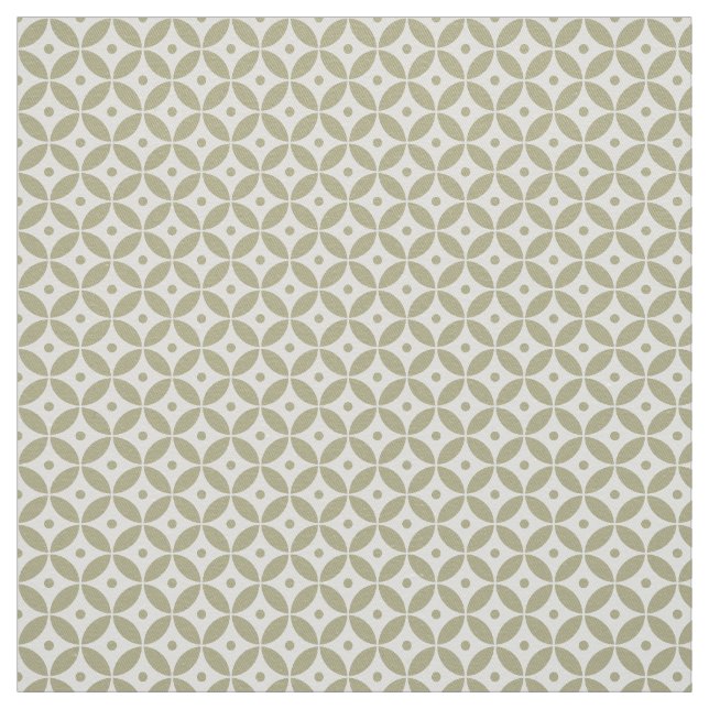 Tela Gris Olive Geometric Pattern Shippo. Yacht Fabric (Retal)