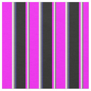 Tela Gris oscuro, beige, fucsia, azul negro y medio noc