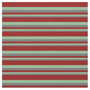 Tela Gris oscuro, verde del mar oscuro y rojo oscuro