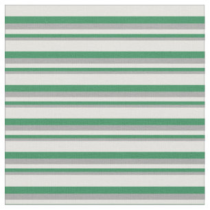 Tela Gris oscuro, verde marino y líneas amarillas clara