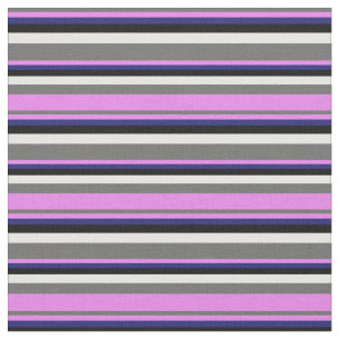Tela Gris oscuro, violeta, azul oscuro, negro y blanco