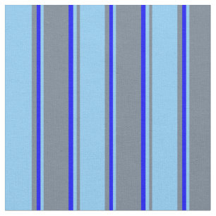 Tela Gris pizarra, azul cielo claro y azul