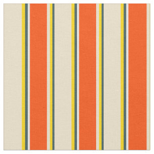 Tela Gris pizarra oscura, amarillo, tan, rojo y blanco