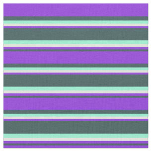 Tela Gris pizarra oscura, morado, amarillo claro y acua