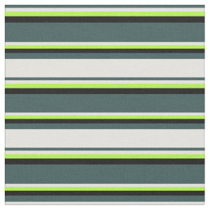 Tela Gris pizarra oscuro, amarillo claro, verde claro y