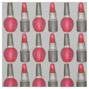 Tela Gris Red Lipstick Nail Belleza polaca maquillaje I