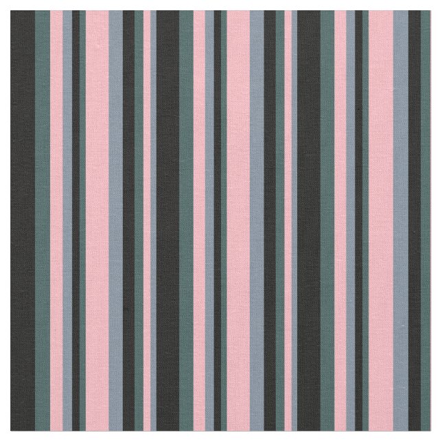 Tela Gris, rosa, gris pizarra oscuro y negro (De cerca)