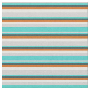 Tela Gris, turquesa, gris pizarra, chocolate y blanco