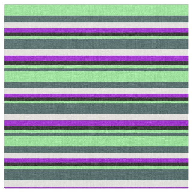 Tela Gris, verde claro, negro, violeta oscuro y cian cl (De cerca)