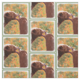 Tela Grizzly Bear Mom and Cub Painting - Wildlife Art