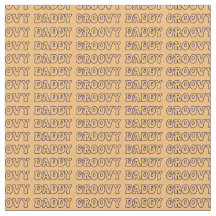 Groovy Daddy Hippy Textos en Brown