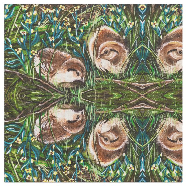 Tela Grouse Babies (De cerca)