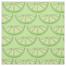 Tela Grove de frutas de cítricos de borde de cal verde