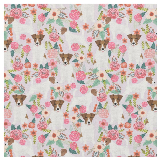 Tela grullos de flores de época pálida (De cerca)