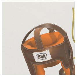 Tela Guantes de boxeo de época y casco