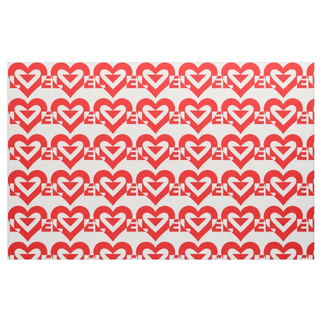 Tela Guay Love Graphic, rojo ("Cuarto gordo" (fat quarter))