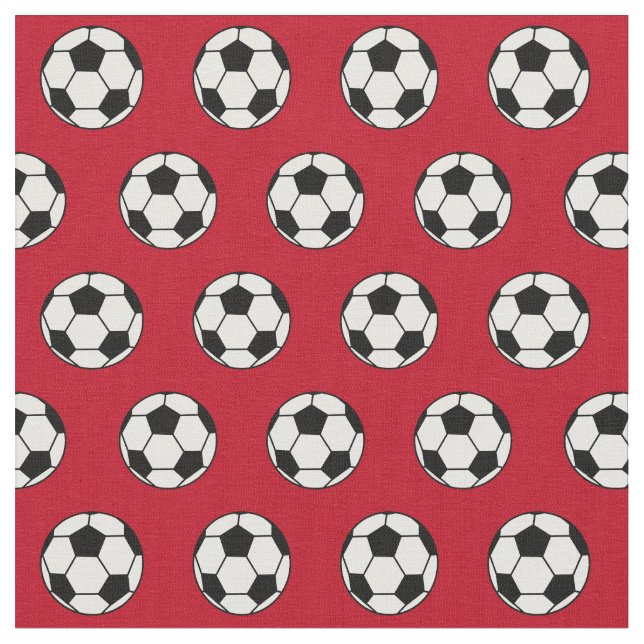 Tela Guay Soccer Ball Red (De cerca)