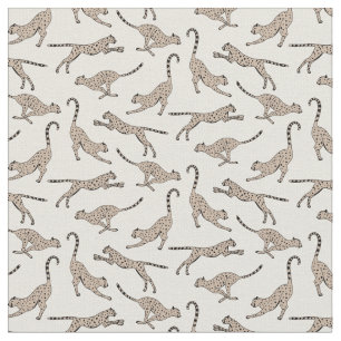 Tela Guepardo leopardo calmante neutro beige crema cáli