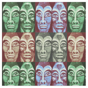 Tela Guerreros mayas - Avant-Garde moderno de moda