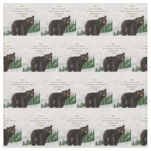 Tela Guía de animales de color de agua del Tótem del Os