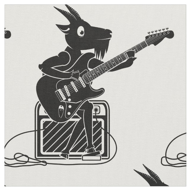 Tela Guitarista de Goat (De cerca)