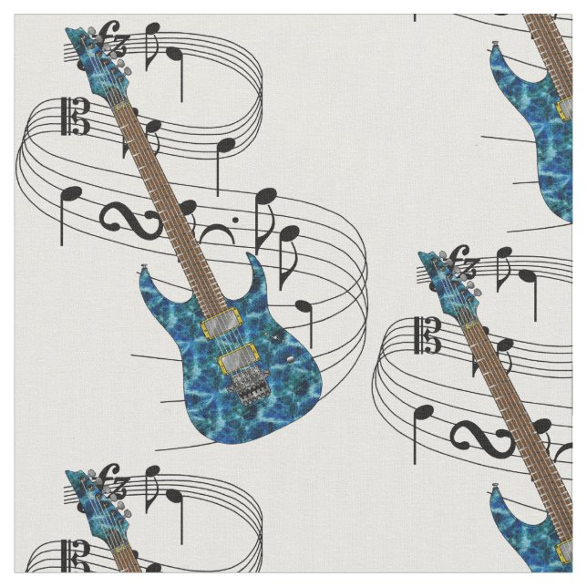 Tela Guitarra eléctrica (De cerca)