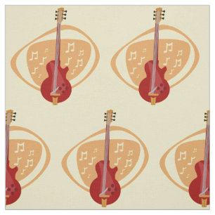 Tela Guitarra eléctrica roja 50s de Rockin