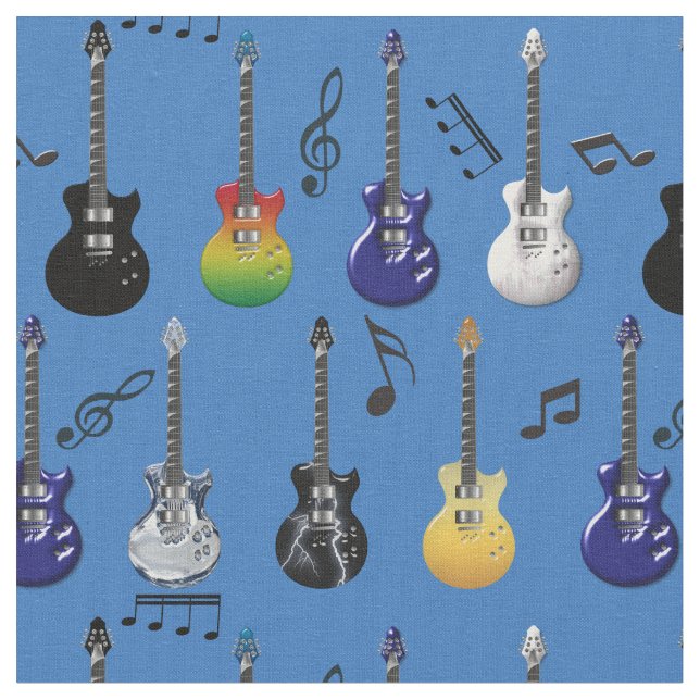 Tela Guitarras Eléctricas (De cerca)